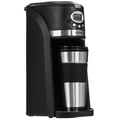 Купить Кофеварка капельная Kitfort KT-797 черный  9958789. Характеристики, отзывы и цены в Донецке