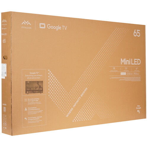 Купить 65" (165.1 см) Телевизор iFFALCON 65U85 черный  5620620. Характеристики, отзывы и цены в Донецке