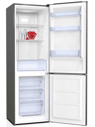 Купить Холодильник с морозильником  KRAFT TNC-NF302X серебристый  8192447. Характеристики, отзывы и цены в Донецке