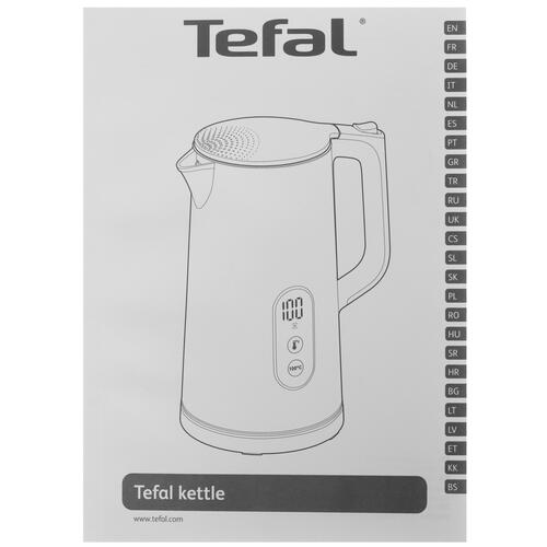 Купить Электрочайник Tefal Digital KI831E10 серый  9984601. Характеристики, отзывы и цены в Донецке