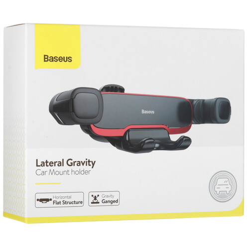 Купить Держатель автомобильный Baseus Mr Hui Gravity черный  5487973. Характеристики, отзывы и цены в Донецке