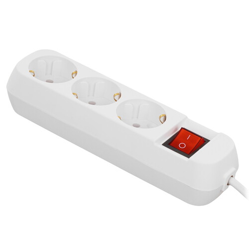 Купить Удлинитель Cadena CDM U3es-3x0.75-5m-W белый  9188083. Характеристики, отзывы и цены в Донецке