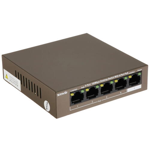 Купить Коммутатор Tenda TEF1105P-4-38W  4856788. Характеристики, отзывы и цены в Донецке