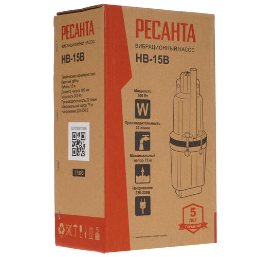 Купить Вибрационный насос Ресанта НВ-15В  5359362. Характеристики, отзывы и цены в Донецке