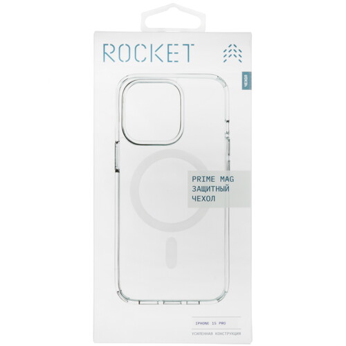 Купить Накладка  Rocket Prime Mag для Apple iPhone 15 Pro прозрачный  5464394. Характеристики, отзывы и цены в Донецке