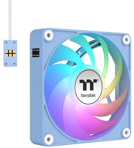 Купить Комплект вентиляторов Thermaltake CT140 EX ARGB Sync Hydrangea Blue [CL-F197-PL14BU-A]  5462164. Характеристики, отзывы и цены в Донецке