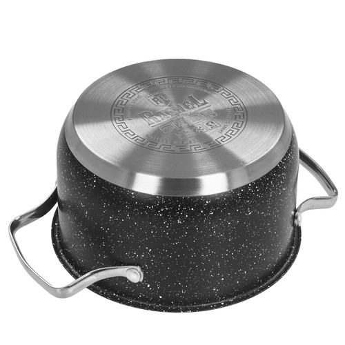 Купить Кастрюля Rashel Стефани R-206v 2.6 л 18 см черный  9321064. Характеристики, отзывы и цены в Донецке
