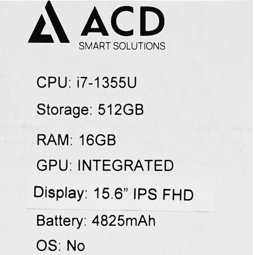 Купить 15.6" Ноутбук ACD 15S черный  5457336. Характеристики, отзывы и цены в Донецке