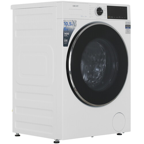 Купить Стирально-сушильная машина DEXP WD-10B1G белый  9263249. Характеристики, отзывы и цены в Донецке