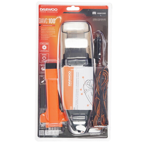 Купить Пылесос автомобильный Daewoo DAVC 100  4754022. Характеристики, отзывы и цены в Донецке