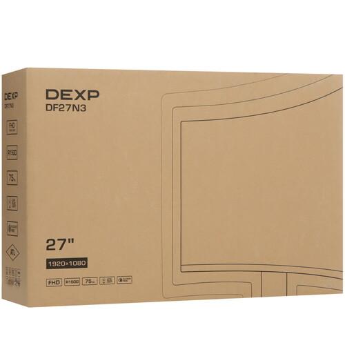 Купить 27" Монитор DEXP DF27N3 черный  5411390. Характеристики, отзывы и цены в Донецке