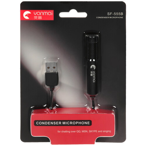 Купить Микрофон YANMAI SF-555B черный  5481705. Характеристики, отзывы и цены в Донецке