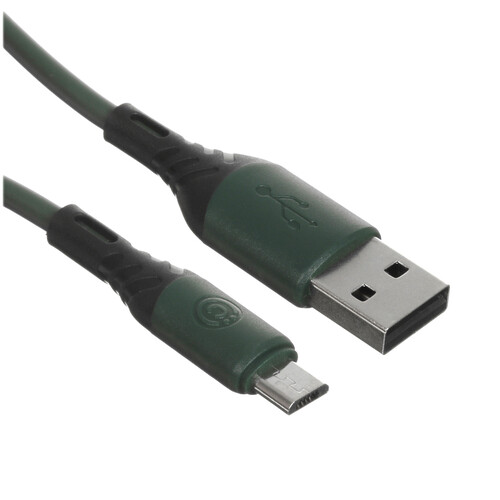 Купить Кабель круглый ВСЕГАЗИН micro USB - USB 2.0 Type-A зеленый 1 м  5482500. Характеристики, отзывы и цены в Донецке