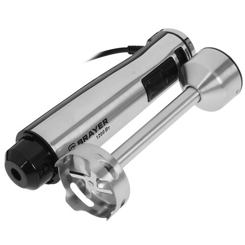 Купить Блендер погружной BRAYER BR1252 серебристый  9019763. Характеристики, отзывы и цены в Донецке