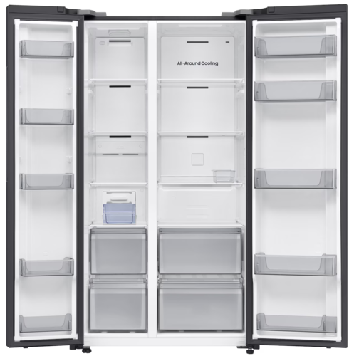Купить Холодильник Side by Side   Samsung RS70F65Q1FWR черный  9298544. Характеристики, отзывы и цены в Донецке