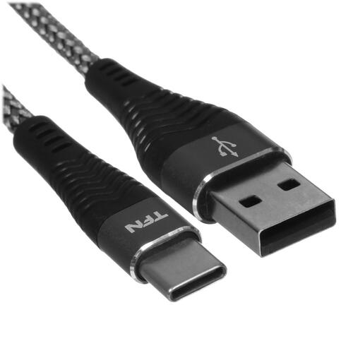 Купить Кабель круглый TFN USB Type-C - USB 2.0 Type-A серый 1 м  5465801. Характеристики, отзывы и цены в Донецке