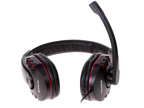 Купить Проводные наушники Defender Warhead G-160 красный  1028726. Характеристики, отзывы и цены в Донецке