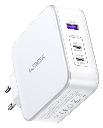 Купить Сетевое зарядное устройство Ugreen CD289 белый  9154981. Характеристики, отзывы и цены в Донецке