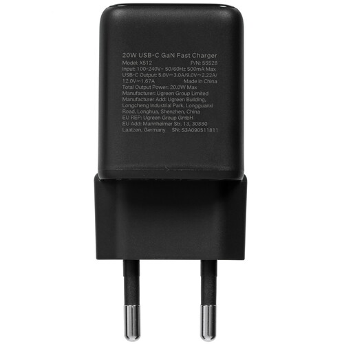 Купить Сетевое зарядное устройство Ugreen X512 серый  9252760. Характеристики, отзывы и цены в Донецке