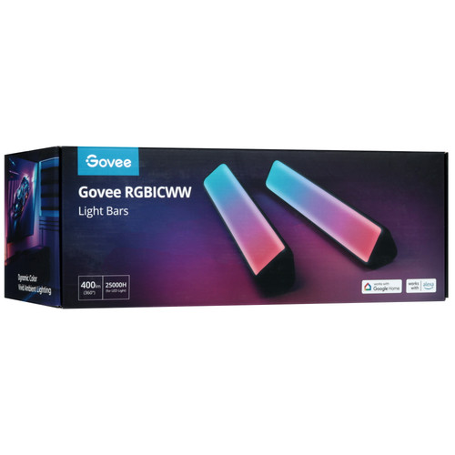 Купить Светодиодный светильник для телевизора Govee Flow Plus Light Bars H6056 черный  5606633. Характеристики, отзывы и цены в Донецке