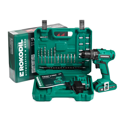 Купить Дрель-шуруповерт Rokodil Twist 2 Pro Impact  9139572. Характеристики, отзывы и цены в Донецке