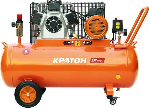 Купить Компрессор поршневой безмасляный Кратон AC-510-100-BDW  9112039. Характеристики, отзывы и цены в Донецке
