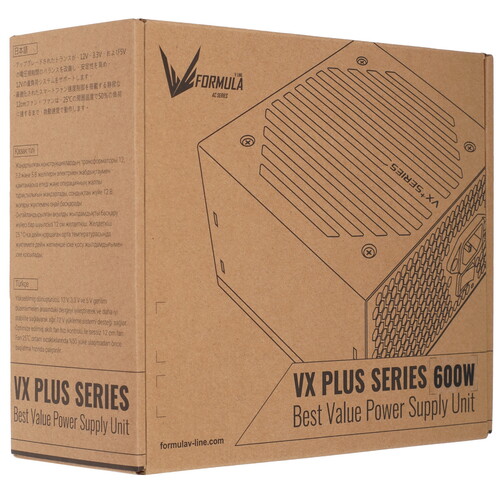 Купить Блок питания Formula VX PLUS 600  5614597. Характеристики, отзывы и цены в Донецке