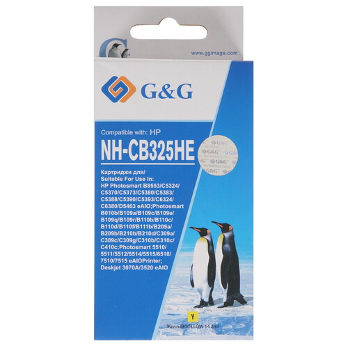 Купить Картридж G&G NH-CB325HE желтый  0185893. Характеристики, отзывы и цены в Донецке