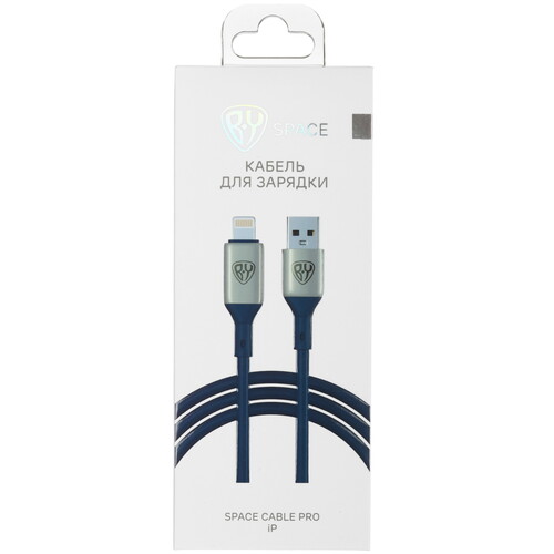Купить Кабель круглый BY Lightning 8-pin - USB 2.0 Type-A синий 1 м  5482176. Характеристики, отзывы и цены в Донецке