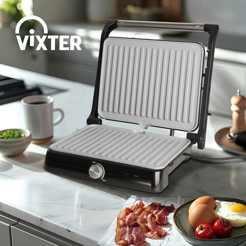 Купить Гриль Vixter ECG-5020 черный  9179099. Характеристики, отзывы и цены в Донецке