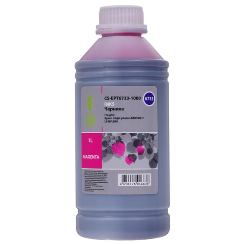 Купить Чернила водорастворимые Cactus CS-EPT6733-1000 пурпурный  8159463. Характеристики, отзывы и цены в Донецке