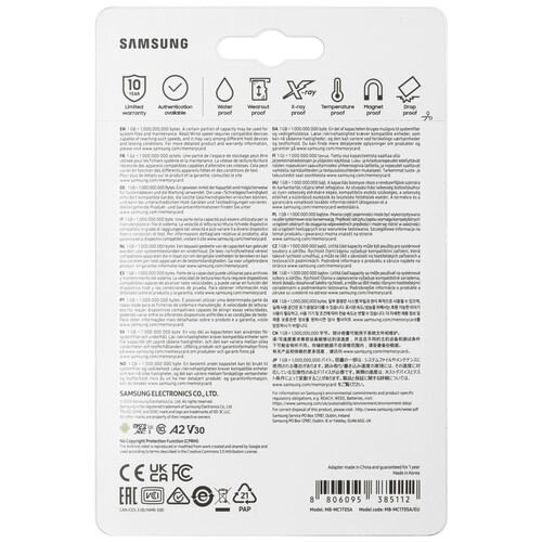 Купить Карта памяти Samsung EVO Plus microSDXC 1000 ГБ  5496318. Характеристики, отзывы и цены в Донецке