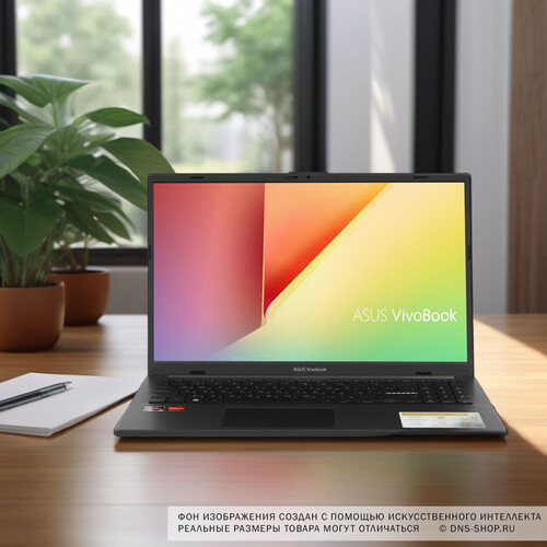 Купить 15.6" Ноутбук ASUS Vivobook Go 15 OLED E1504FA-L1010 черный  5456490. Характеристики, отзывы и цены в Донецке