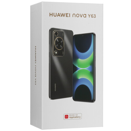 Купить 6.75" Смартфон HUAWEI nova Y63 128 ГБ черный  9295623. Характеристики, отзывы и цены в Донецке