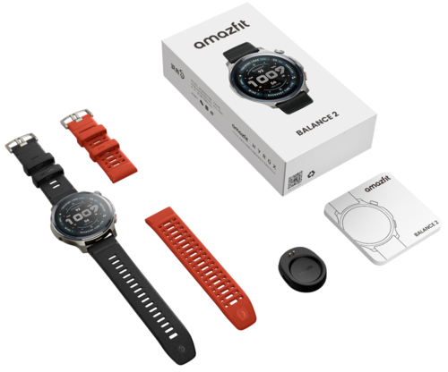 Купить Смарт-часы Amazfit Balance 2 + доп. ремешок  5632510. Характеристики, отзывы и цены в Донецке