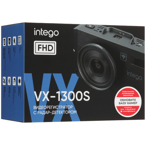 Купить Видеорегистратор с радар-детектором Intego VX-1300S  5635233. Характеристики, отзывы и цены в Донецке
