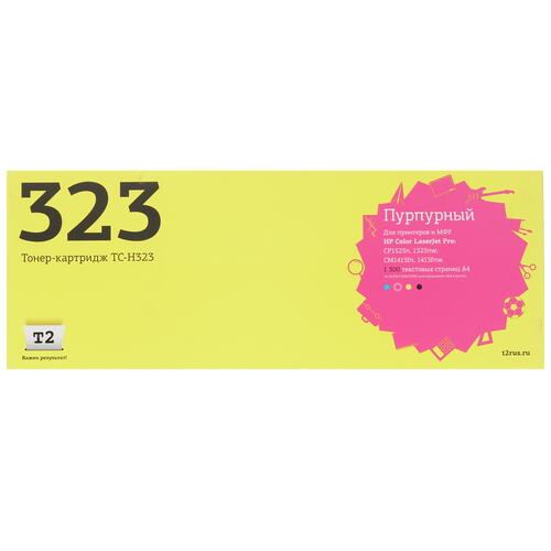 Купить Картридж лазерный T2 TC-H323 пурпурный, с чипом  7939559. Характеристики, отзывы и цены в Донецке