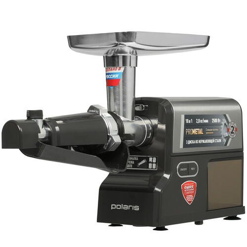 Купить Мясорубка электрическая Polaris PMG 2585A RUS черный  9011419. Характеристики, отзывы и цены в Донецке