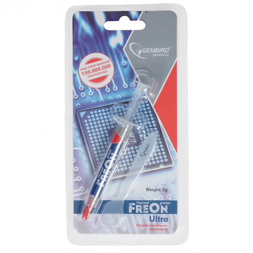 Купить Термопаста Gembird FreOn Ultra [GF-21-3]  1300596. Характеристики, отзывы и цены в Донецке