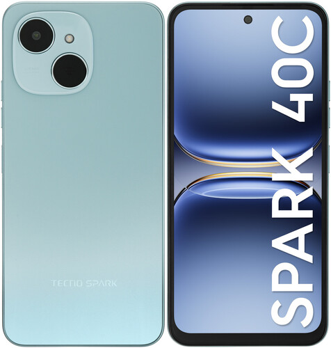 Купить 6.67" Смартфон Tecno SPARK 40C 128 ГБ голубой  5636057. Характеристики, отзывы и цены в Донецке