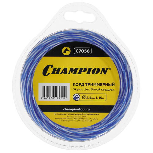 Купить Леска для триммеров Champion Sky-cutter C7056  5099797. Характеристики, отзывы и цены в Донецке