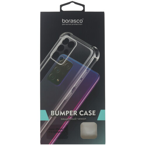 Купить Накладка  BoraSCO Bumper Case для Apple iPhone 17 Pro прозрачный  5637747. Характеристики, отзывы и цены в Донецке