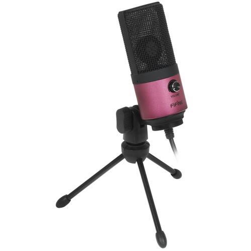 Купить Микрофон Fifine K669B розовый  1679463. Характеристики, отзывы и цены в Донецке