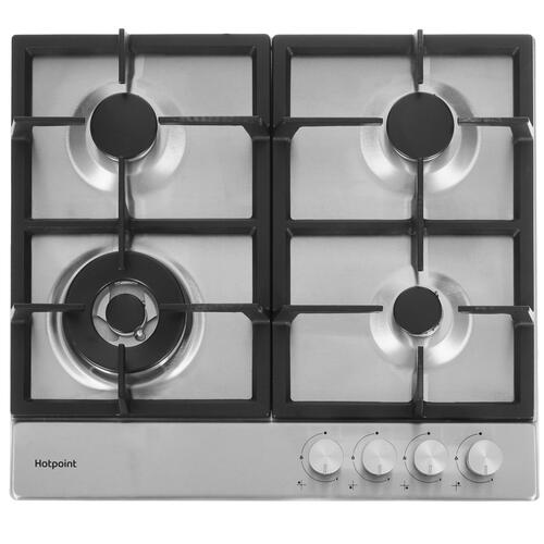 Купить Газовая варочная поверхность Hotpoint HGMT 641 W IX  9100980. Характеристики, отзывы и цены в Донецке