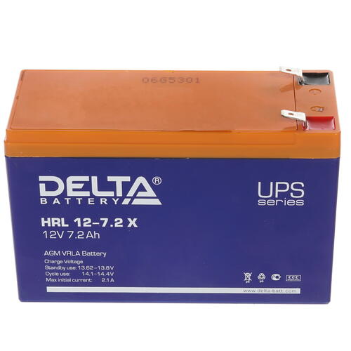 Купить Аккумуляторная батарея для ИБП Delta HRL 12-7.2X  1632543. Характеристики, отзывы и цены в Донецке