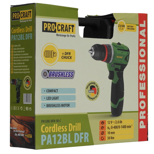 Купить Шуруповерт Procraft PA12BL DFR  9277891. Характеристики, отзывы и цены в Донецке