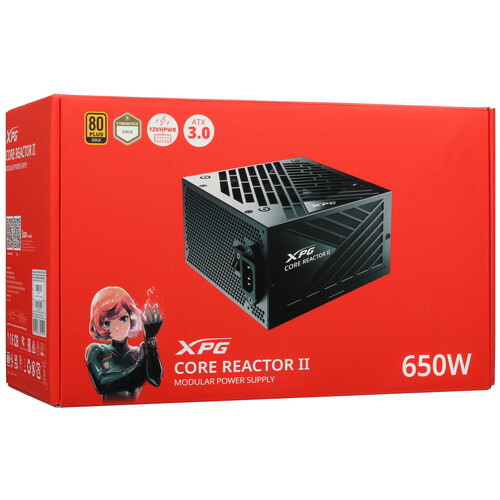 Купить Блок питания ADATA XPG CORE REACTOR II 650 GOLD  5416304. Характеристики, отзывы и цены в Донецке