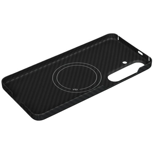 Купить Накладка  VLP Kevlar Case MagSafe для Samsung Galaxy S24+ черный/серый  5460489. Характеристики, отзывы и цены в Донецке