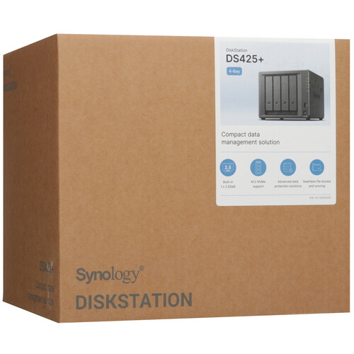 Купить Сетевое хранилище (NAS) Synology DiskStation DS425+  5640462. Характеристики, отзывы и цены в Донецке