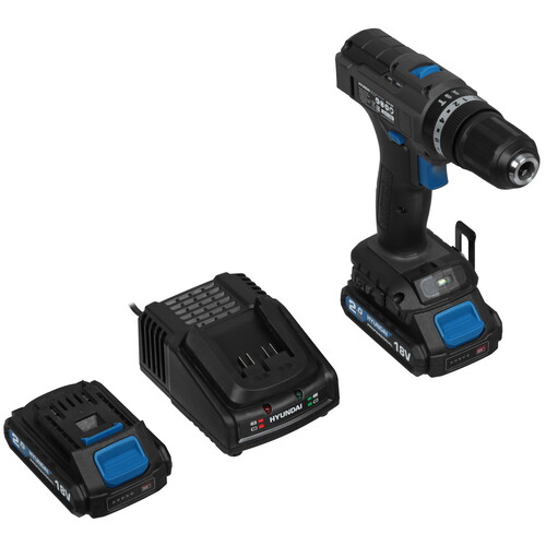 Купить Дрель-шуруповерт Hyundai HD18-50I2 18V One for All  5466868. Характеристики, отзывы и цены в Донецке